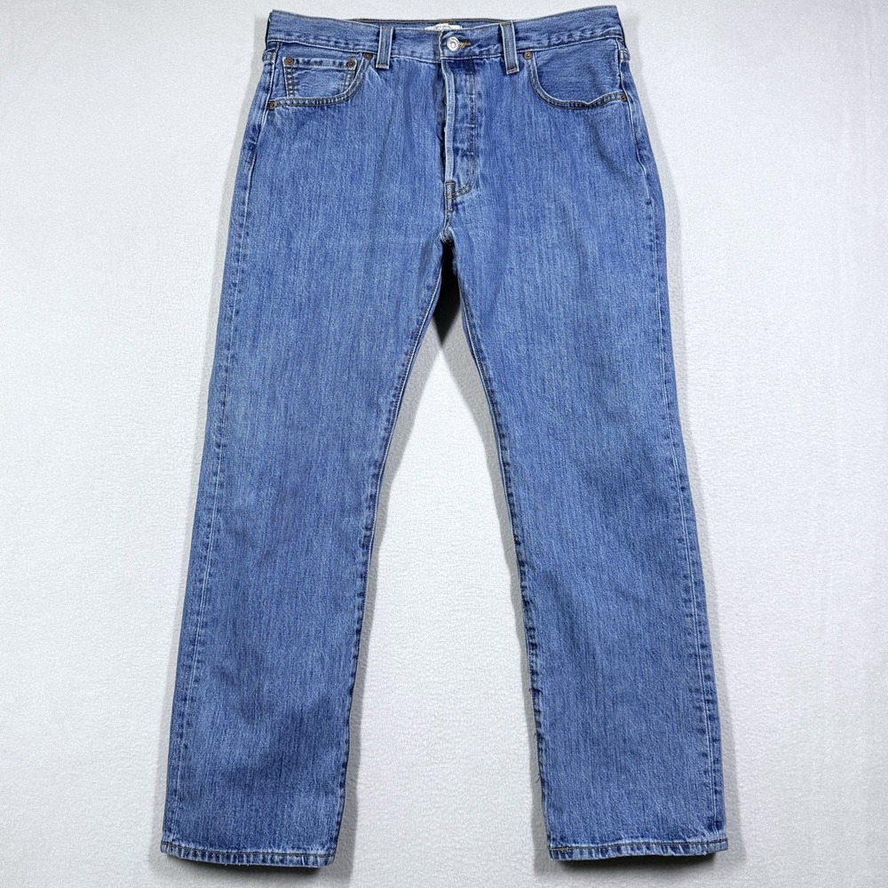 Vintage Levis 501 Jeans Mens 36x30 Stonewash Straight Leg Button Fly Y2K Denim